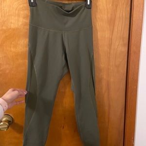 Olive green leggings